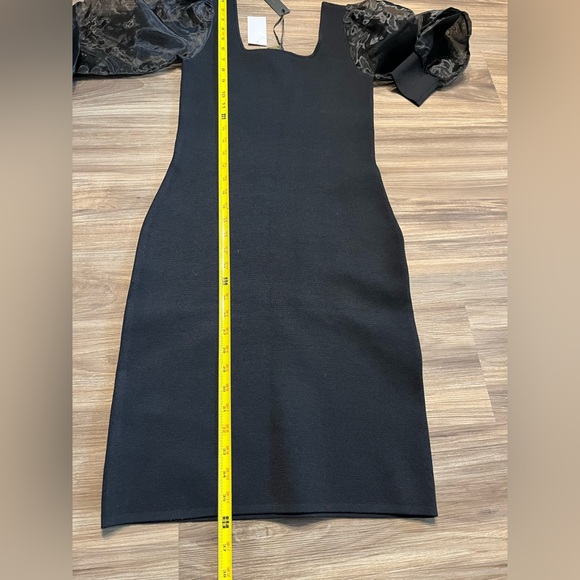NWT House Of Harlow 1960 Black
Fitted Dress w/Sheer Sleeves Size XS - Picture 4 of 11